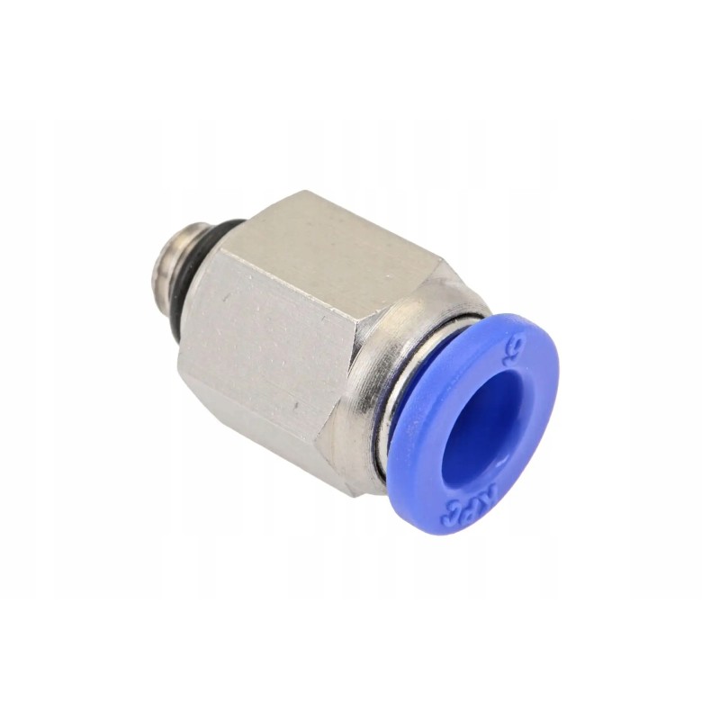 M6 straight connector, M6 straight plug connector