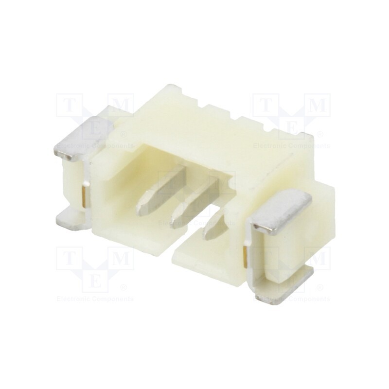 3 pcs x ADAM TECH - 125SH-A-03-TR-SMT - Socket, wire-board, male, 1.25mm, PIN: 3, SMT, 250V, 1A, tinned