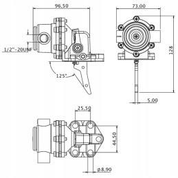 Massey Ferguson fuel pump 836667405