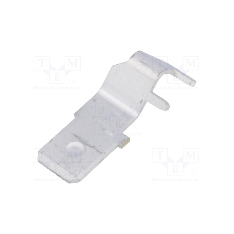 3 pcs x TE Connectivity - 160650-2 - Terminal: flat, 6.3mm, 0.8mm, male, THT, brass, tinned, angled 90°