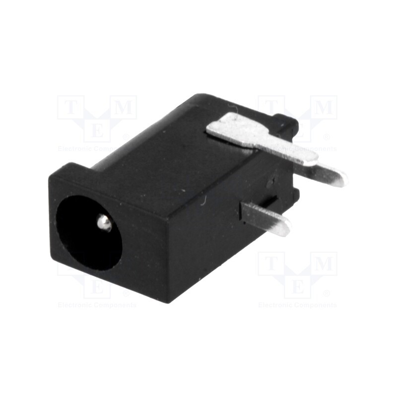 3 pcs x NINIGI - PC-GK1 - Socket, DC supply, male, 3.8/1mm, 1mm, THT, angled 90°