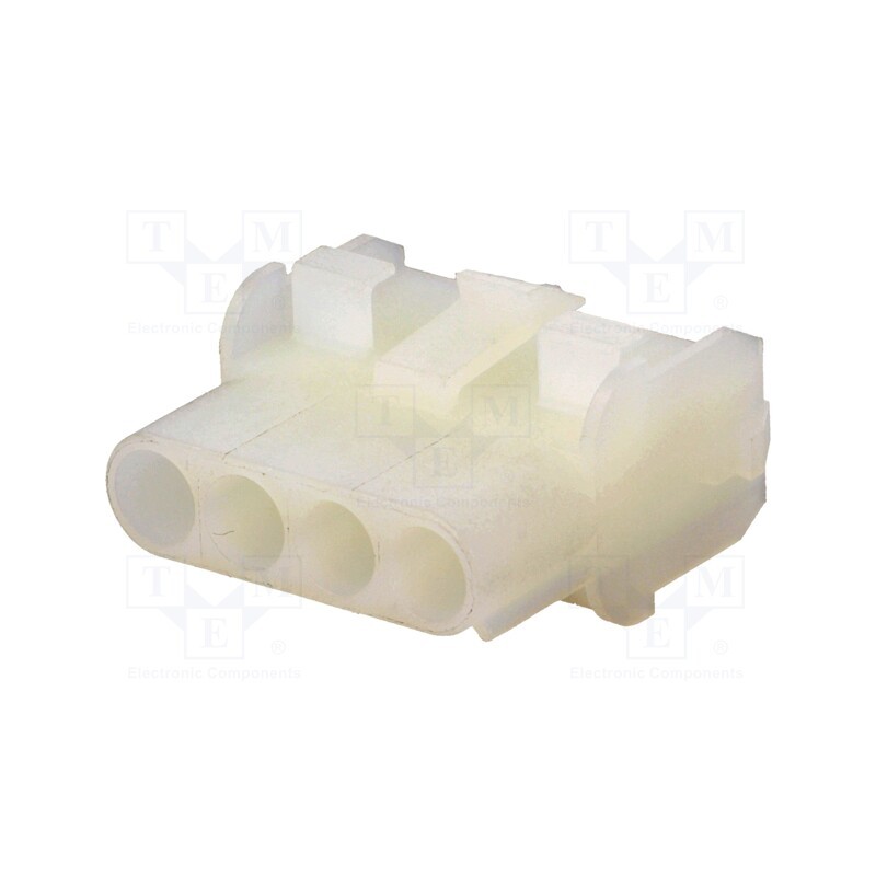 3 pcs x TE Connectivity - 1-480703-0 - Plug/socket, wire-wire, male/female, Universal MATE-N-LOK, PIN: 4