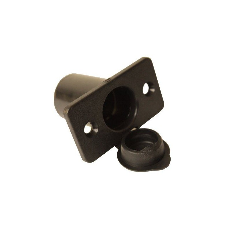 Cigarette lighter socket for housing with mountings