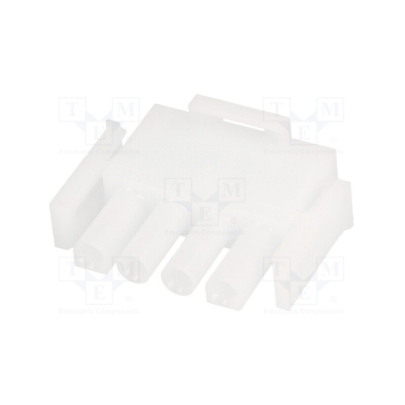3 pcs x TE Connectivity - 1-480702-0 - Plug, wire-wire, male/female, Universal MATE-N-LOK, 6.35mm, PIN: 4