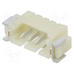 3 pcs x ADAM TECH - 125SH-A-04-TR-SMT - Socket, wire-board, male, 1.25mm, PIN: 4, SMT, 250V, 1A, tinned