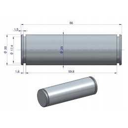 Support cable pin C 360 original Ursus