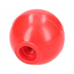 Lever knob fi 40mm m10 red