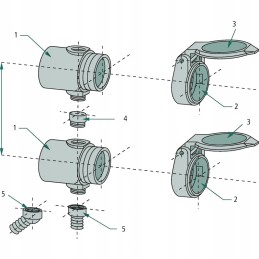 Faster angle connector