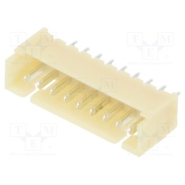 3 pcs x ADAM TECH - 125SH-A-09-TS - Socket, wire-board, male, 1.25mm, PIN: 9, THT, 125V, 1A, tinned