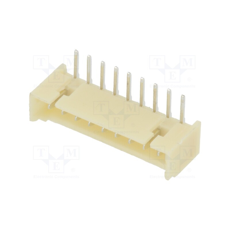 3 pcs x ADAM TECH - 125SH-A-09-TR - Socket, wire-board, male, 1.25mm, PIN: 9, THT, 250V, 1A, tinned