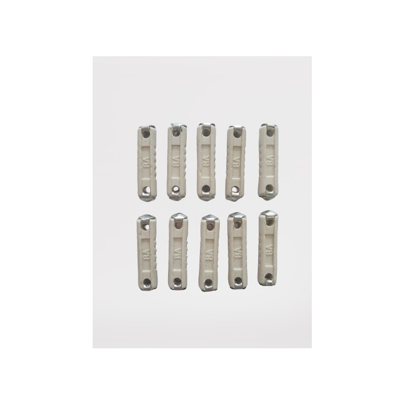 Ceramic porcelain fuse 8a