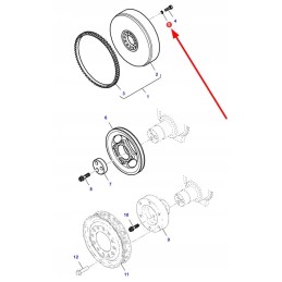 745365m1 flywheel mounting washer