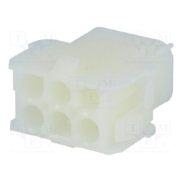 3 pcs x TE Connectivity - 1-480705-0 - Plug/socket, wire-wire, male,female, Universal MATE-N-LOK, PIN: 6