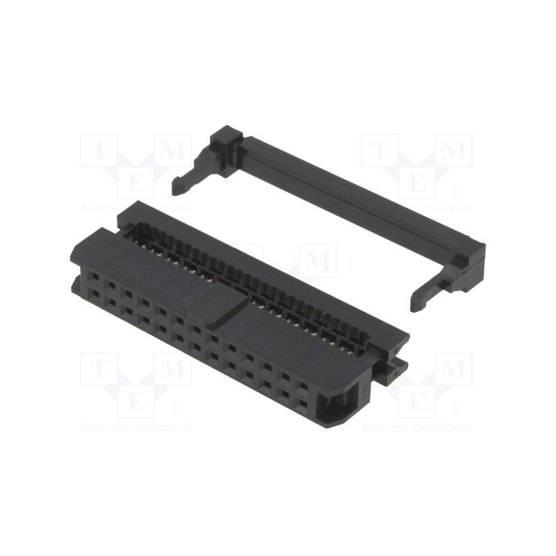 3 pcs x CONNFLY - DS1017-26MA2B - Plug, IDC, female, PIN: 26, IDC, for ribbon cable, 1mm, gold flash