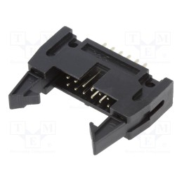 3 pcs x ADAM TECH - MHR-A-12-VUAL-MP - Socket, IDC, male, PIN: 12, straight, polarized,with ejector, THT