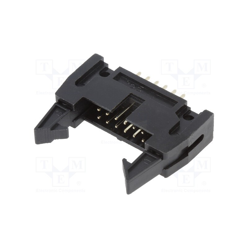 3 pcs x ADAM TECH - MHR-A-12-VUAL-MP - Socket, IDC, male, PIN: 12, straight, polarized,with ejector, THT