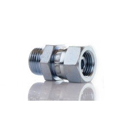 Straight adjustable connector m18x1 5 m16x1 5 reducing