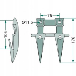 Double bayonet 687505002005