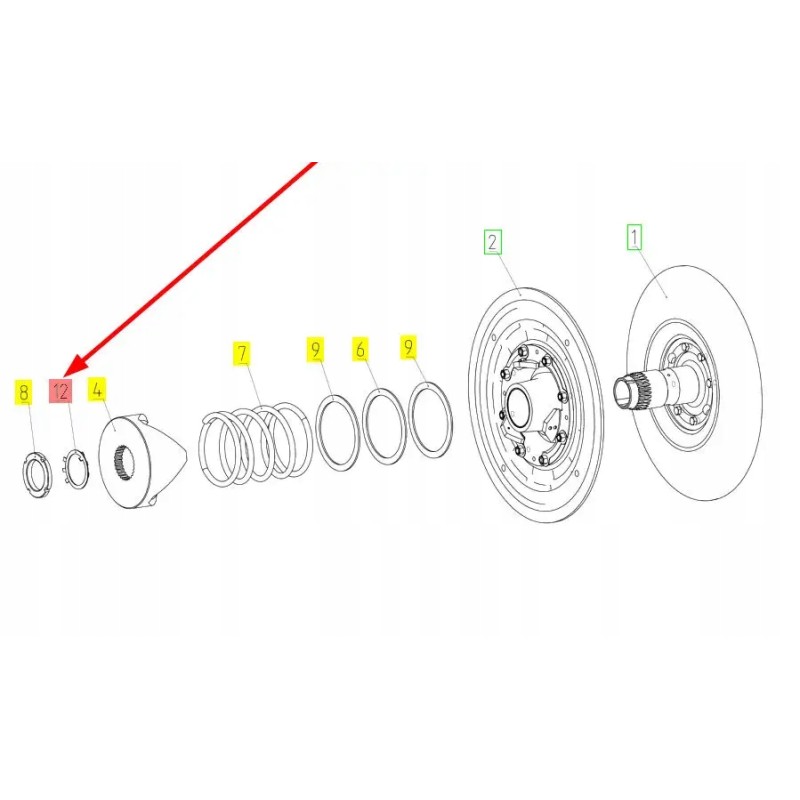 102379291 washer with a nose