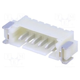 3 pcs x ADAM TECH - 125SH-A-06-TR-SMT - Socket, wire-board, male, 1.25mm, PIN: 6, SMT, 250V, 1A, tinned