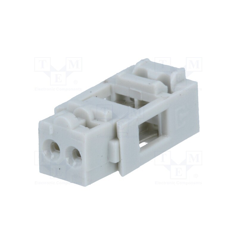 3 pcs x TOMIC - N1602 - Plug, IDC, female, PIN: 2, IDC, THT, 2.54mm, tinned, Layout: 1x2