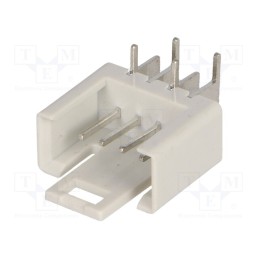 3 pcs x TOMIC - PZ2104 - Socket, IDC, male, PIN: 4, angled 90°, THT, tinned, 2.54mm