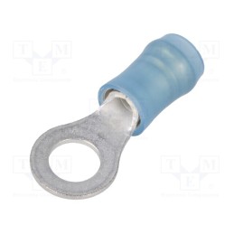3 pcs x TE Connectivity - 36160 - Tip: ring, Ø: 5mm, 1.04÷2.62mm2, crimped, for cable, insulated, blue