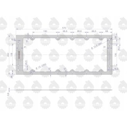Rear axle upper body seal, Krazelite 0 8