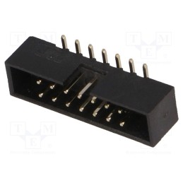 3 pcs x CONNFLY - DS1014-14MF1B - Socket, IDC, male, PIN: 14, vertical, SMT, gold flash, 2mm