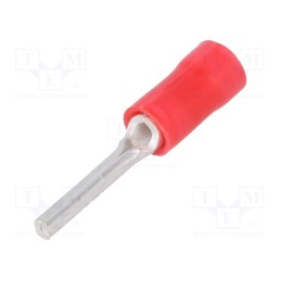 3 pcs x TE Connectivity - 165167 - Tip: wire pin, Ø: 1.8mm, 0.3÷1.42mm2, crimped, for cable, insulated