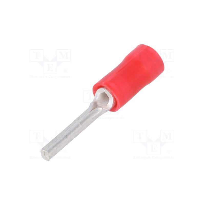 3 pcs x TE Connectivity - 165167 - Tip: wire pin, Ø: 1.8mm, 0.3÷1.42mm2, crimped, for cable, insulated