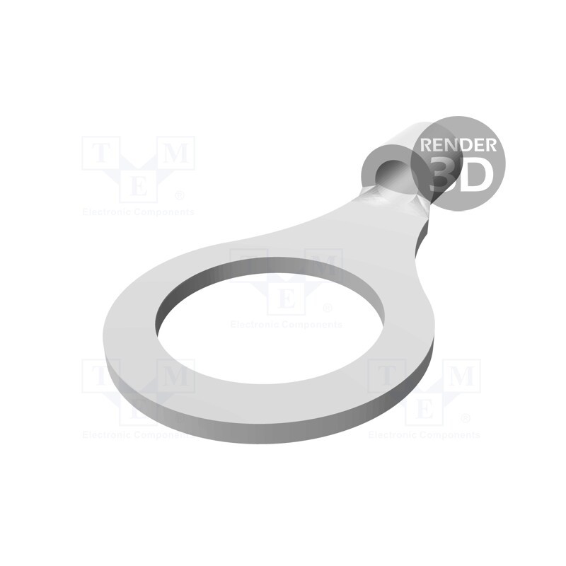 3 pcs x TE Connectivity - 34125 - Tip: ring, M8, 1.25÷2mm2, crimped, for cable, non-insulated, tinned