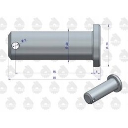 Hanger mounting pin c 360 30 original Ursus