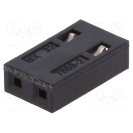 3 pcs x MOLEX - 15291025 - Plug, wire-board, female, C-Grid, 2.54mm, PIN: 2, with contacts