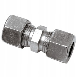 Galvanized straight connector 12 mm bekamax 4013600306