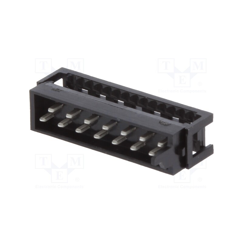 3 pcs x TE Connectivity - 1-2178712-4 - Micro-MaTch, plug, male, PIN: 14, IDC, for ribbon cable, Layout: 2x7