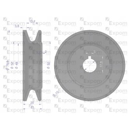 Alternator pulley c 330 expom ex 230220ex