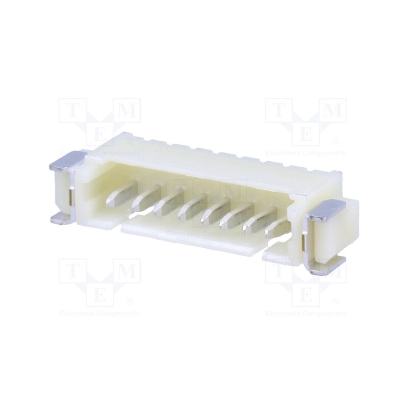 3 pcs x ADAM TECH - 125SH-A-08-TR-SMT - Socket, wire-board, male, 1.25mm, PIN: 8, SMT, 250V, 1A, tinned