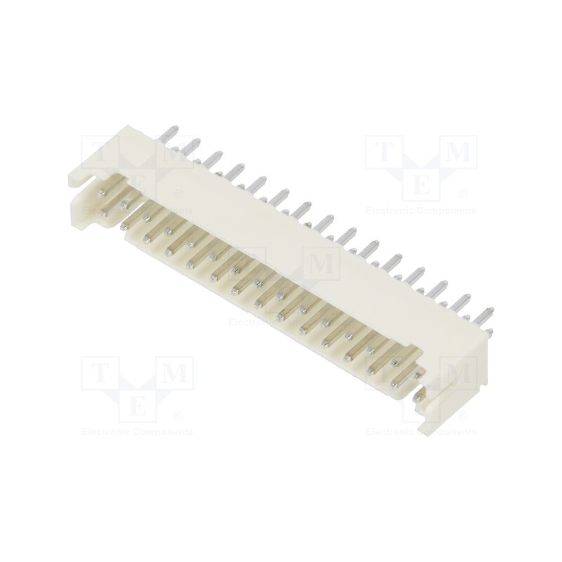 3 pcs x ADAM TECH - 2SHD-C-30-TS - Socket, wire-board, male, 2mm, PIN: 30, THT, 100V, 2A, straight