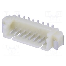 3 pcs x ADAM TECH - 125SH-A-08-TS-SMT - Socket, wire-board, male, 1.25mm, PIN: 8, SMT, 125V, 1A, tinned