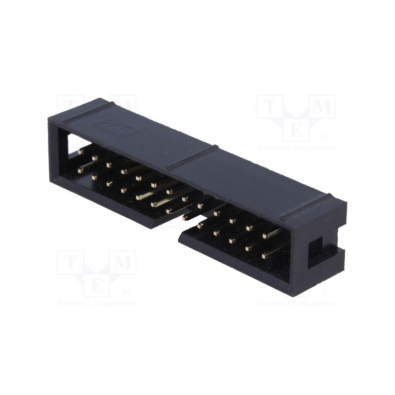 3 pcs x CONNFLY - DS1014-26SF1B - Socket, IDC, male, PIN: 26, straight, THT, gold flash, 2mm