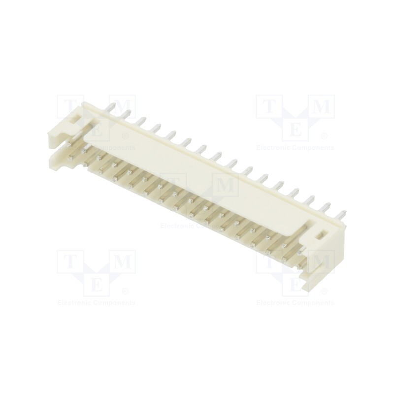 3 pcs x ADAM TECH - 2SHD-C-32-TS - Socket, wire-board, male, 2mm, PIN: 32, THT, 100V, 2A, straight