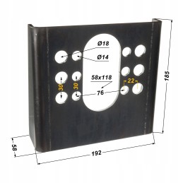 Trailer brake cylinder base bracket