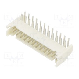 3 pcs x ADAM TECH - 2SHD-C-24-TR - Socket, wire-board, male, 2mm, PIN: 24, THT, 100V, 2A, angled