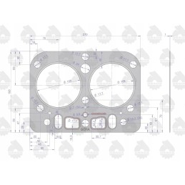 Head gasket c 330 original ursus silicone