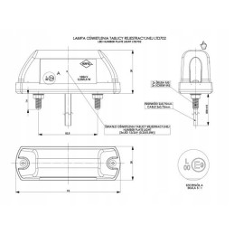 LED board lighting lamp 12v 24v black