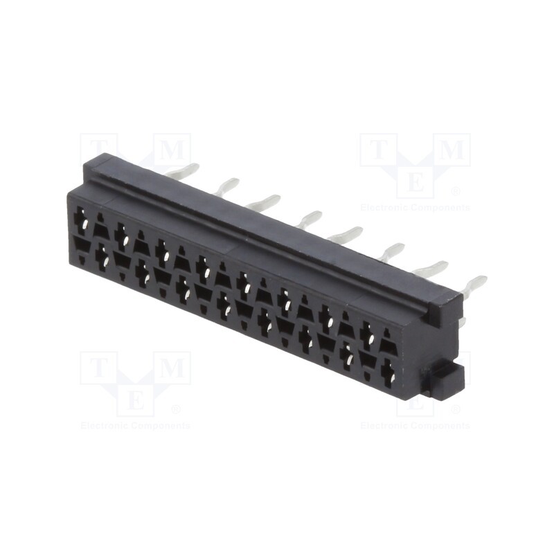 3 pcs x TE Connectivity - 1-2178710-6 - Micro-MaTch, socket, female, PIN: 16, THT, on PCBs, Layout: 2x8