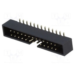 3 pcs x CONNFLY - DS1014-26MF1BXB-B - Socket, IDC, male, PIN: 26, vertical, SMT, gold flash, 2mm