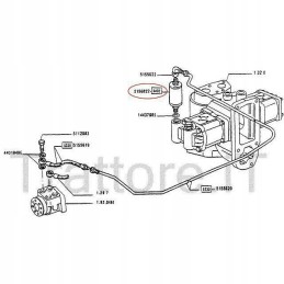 Oil accumulator steering system Fiat F100 F
