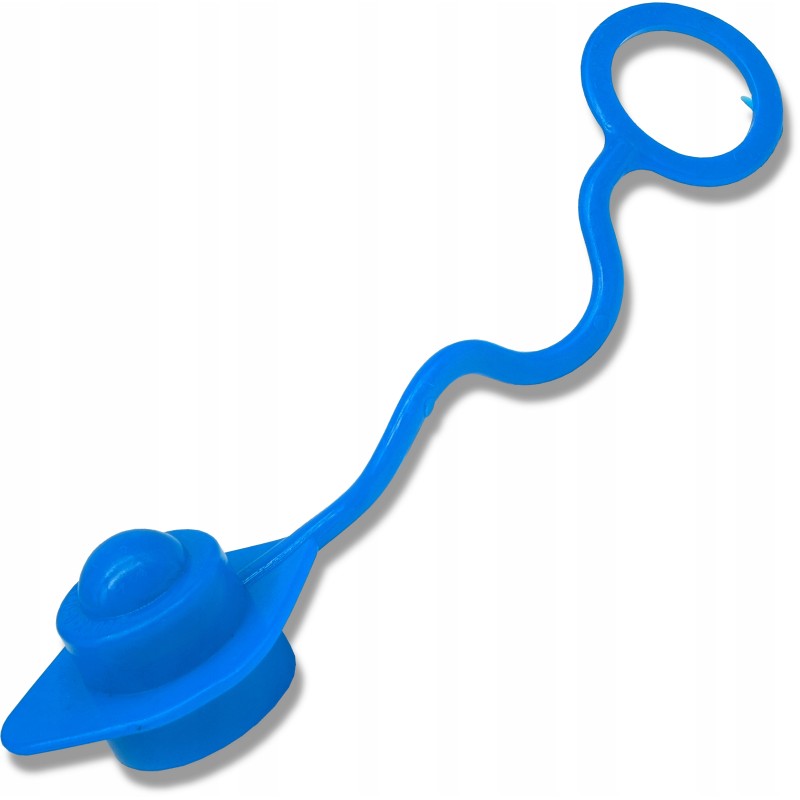 Blue euro plug dust cover cap